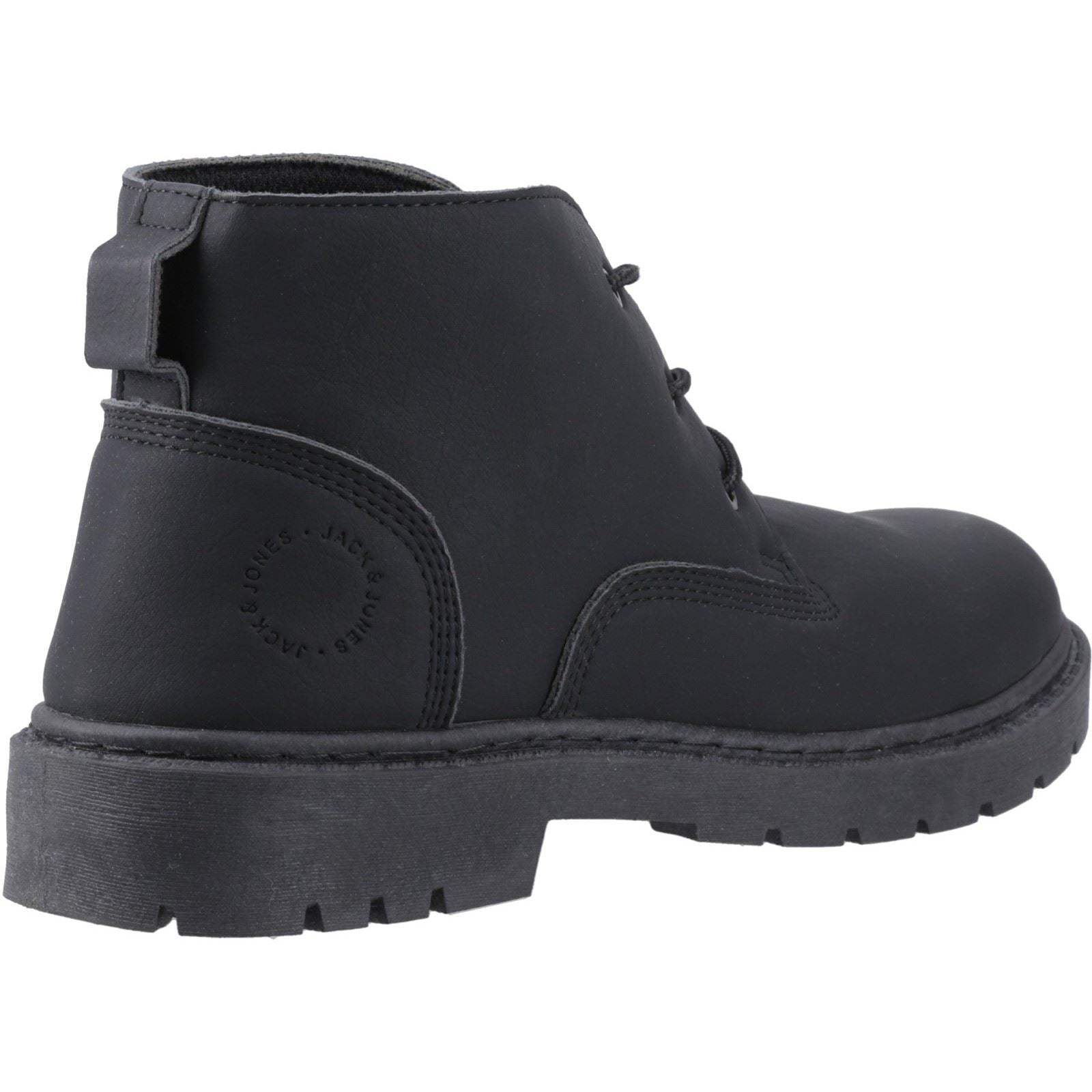 Jack & Jones Wainsworth Herren Knöchelstiefel aus Polyurethan in Anthrazit
