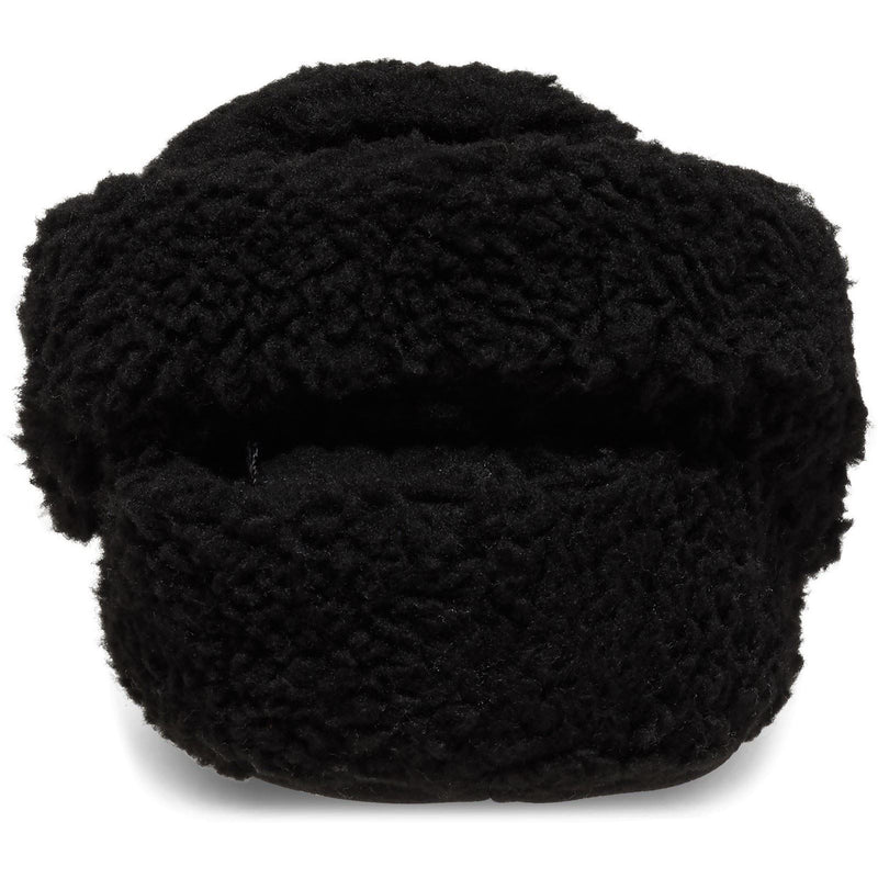 Crocs Classic Cozzzy Slipper Damen Hausschuhe aus Polyester in Schwarz