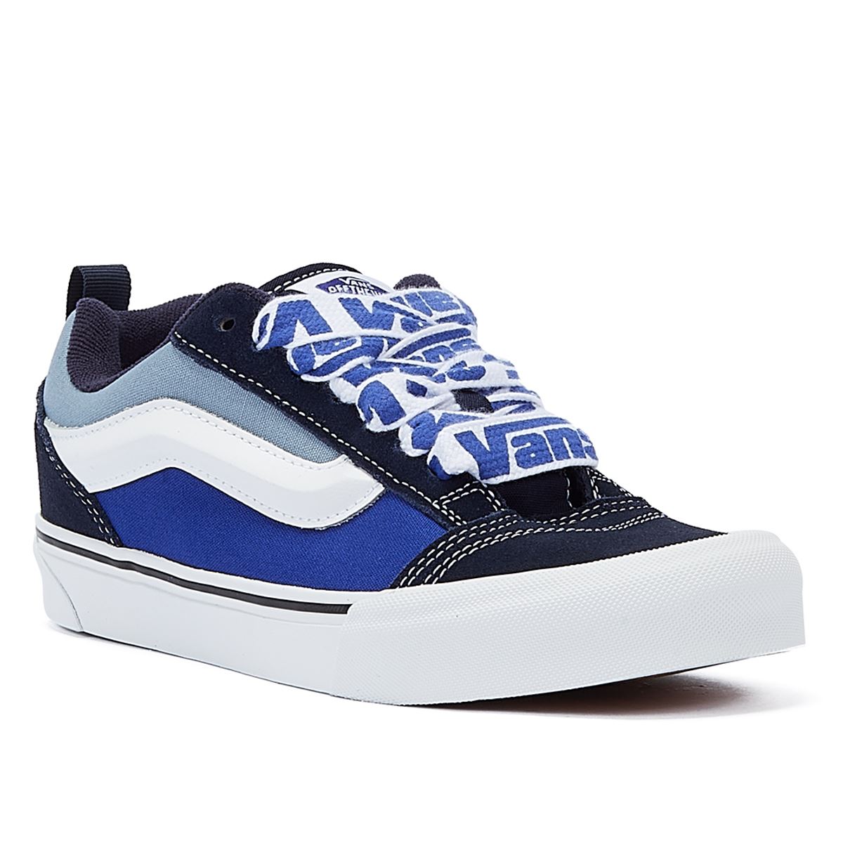 Vans Knu Skool Blaue/Weiße Turnschuhe