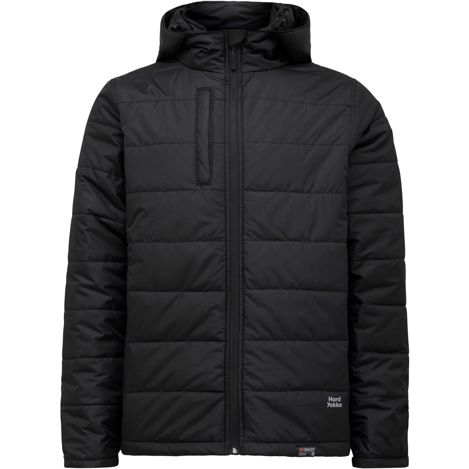 Hard Yakka Puffa 2.0 Herren Schwarze Pufferjacke