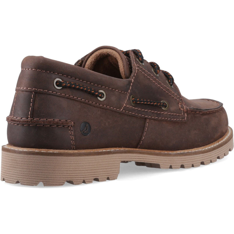 Sperry Houston Leder Herren braune Bootsschuhe