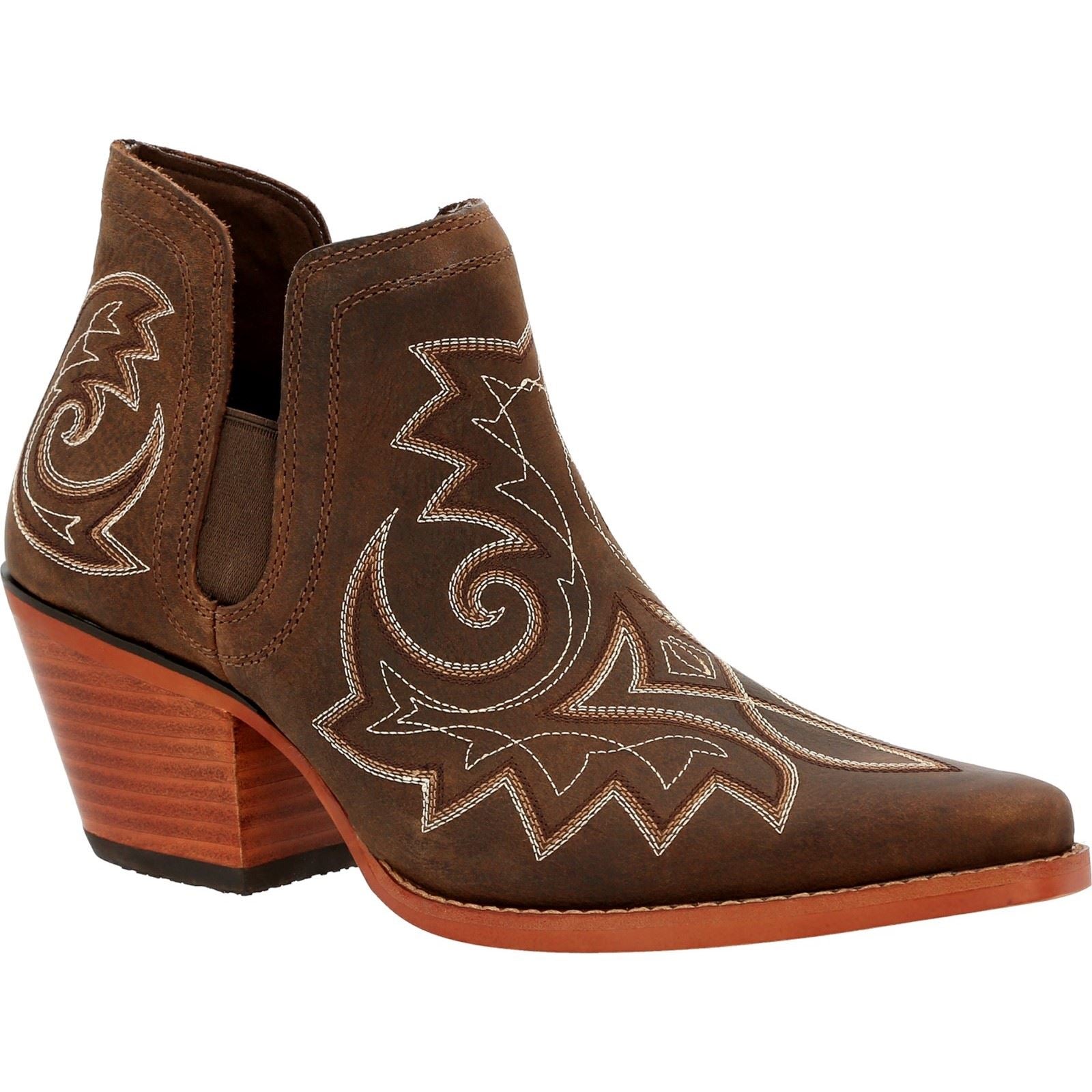 Durango Crush Leder Damen Kaffee Stiefel