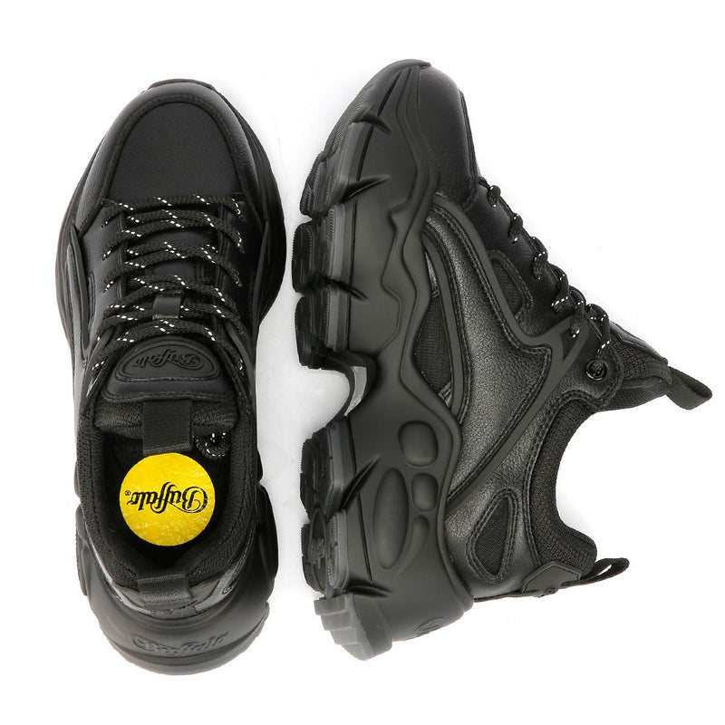 Buffalo Binary C Damen Schwarze Farbe Turnschuhe