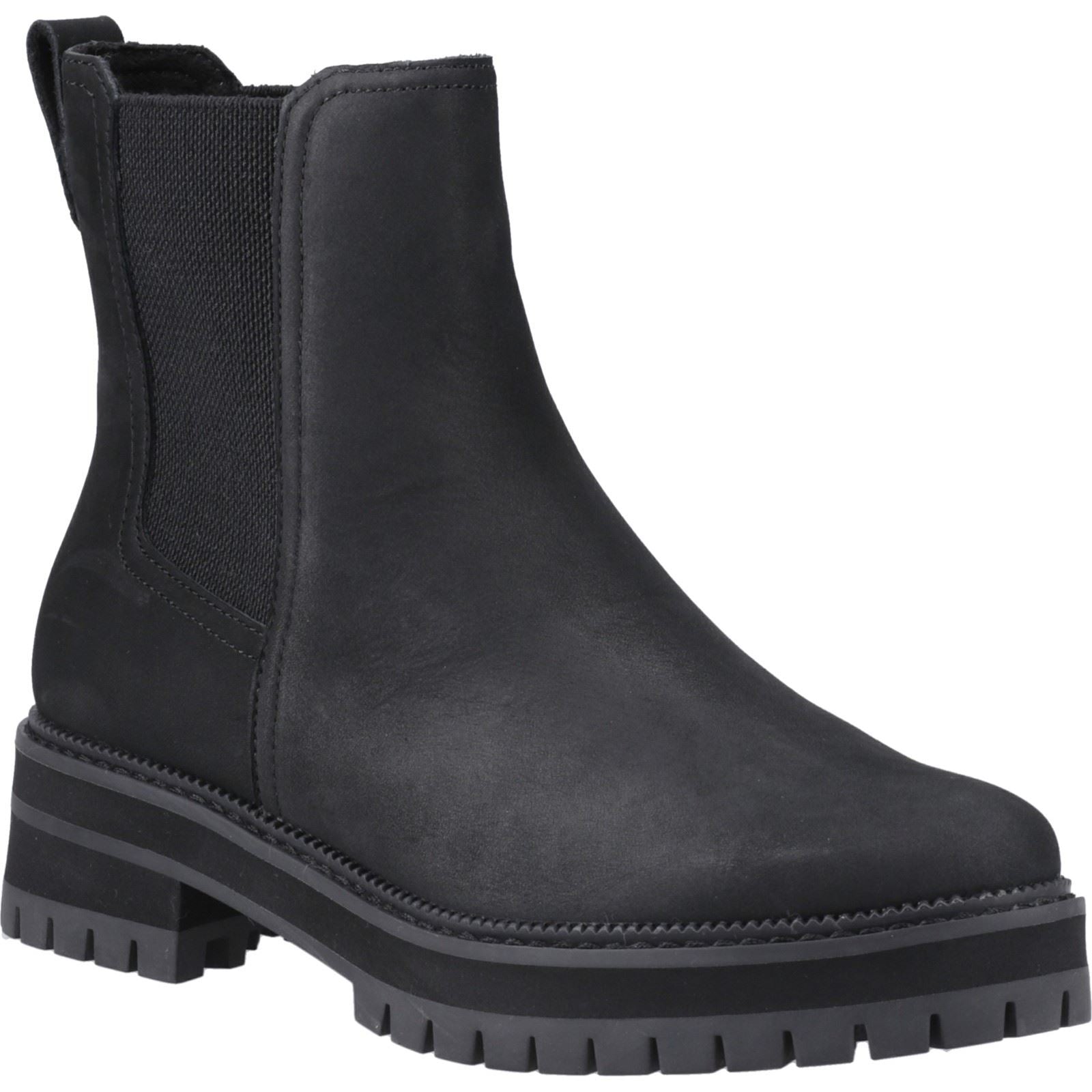 TOMS Bennet Leder Damen Schwarze Stiefel