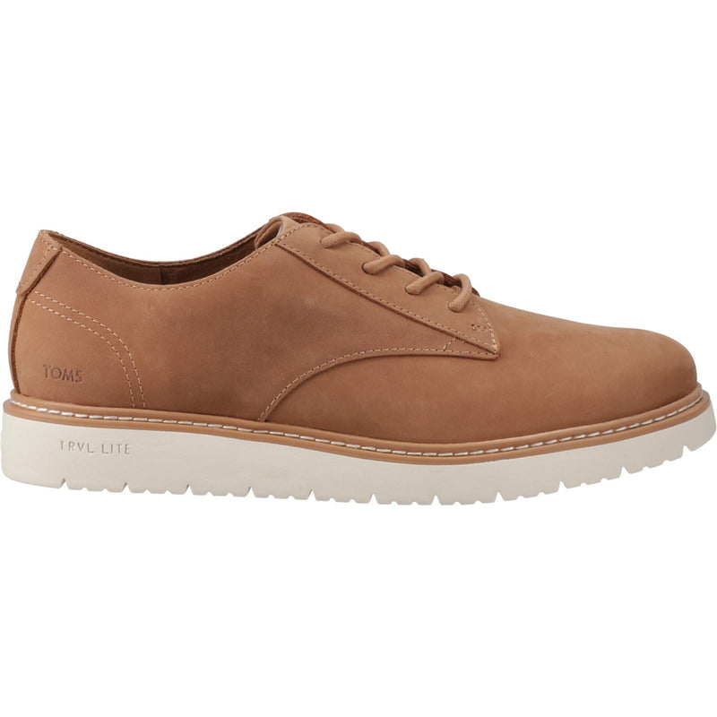 TOMS Navi TRVL LITE Leder Herren Tan Schnürschuhe