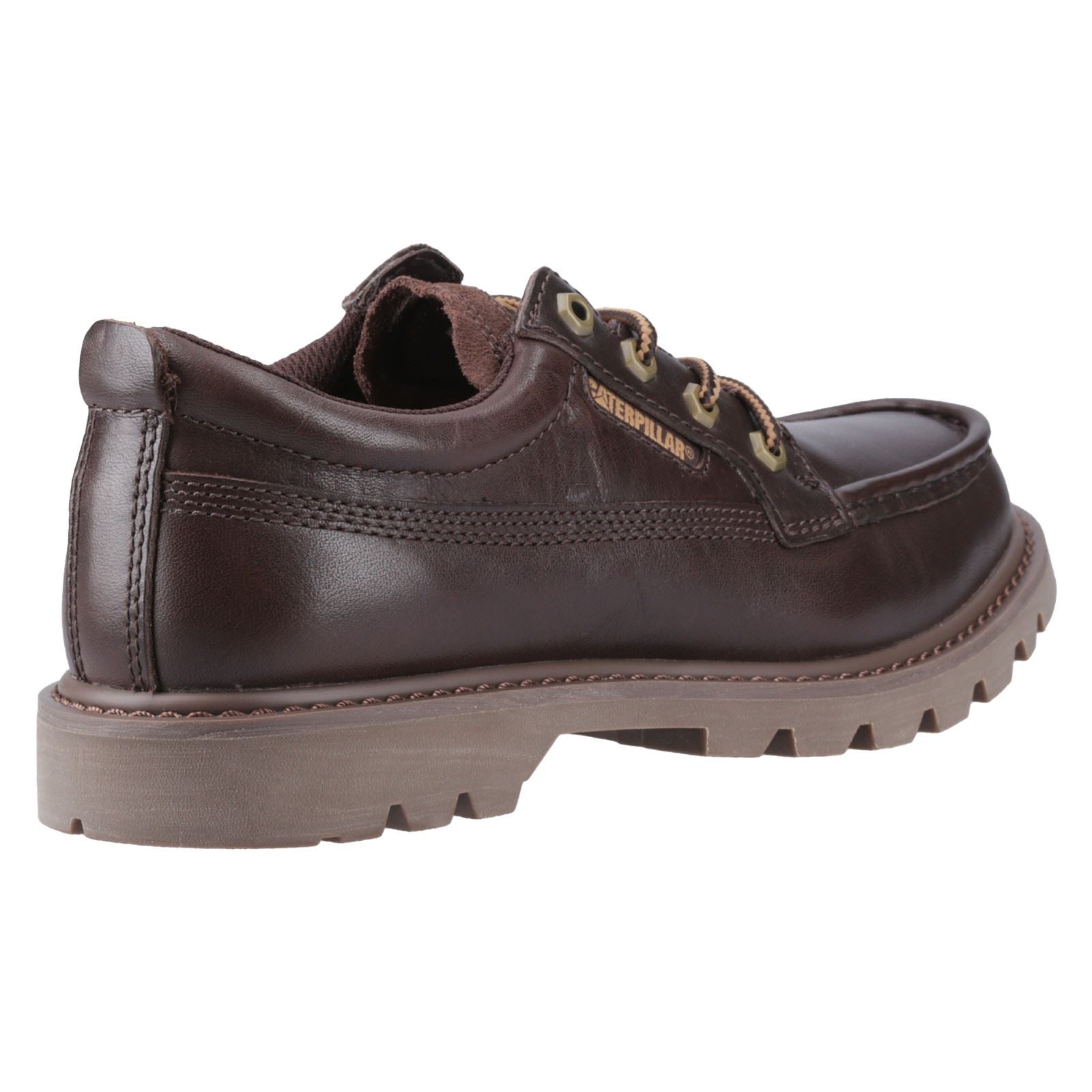 Caterpillar Colorado Moc Toe Low Leder Herren Dunkelbraune Schnürschuhe