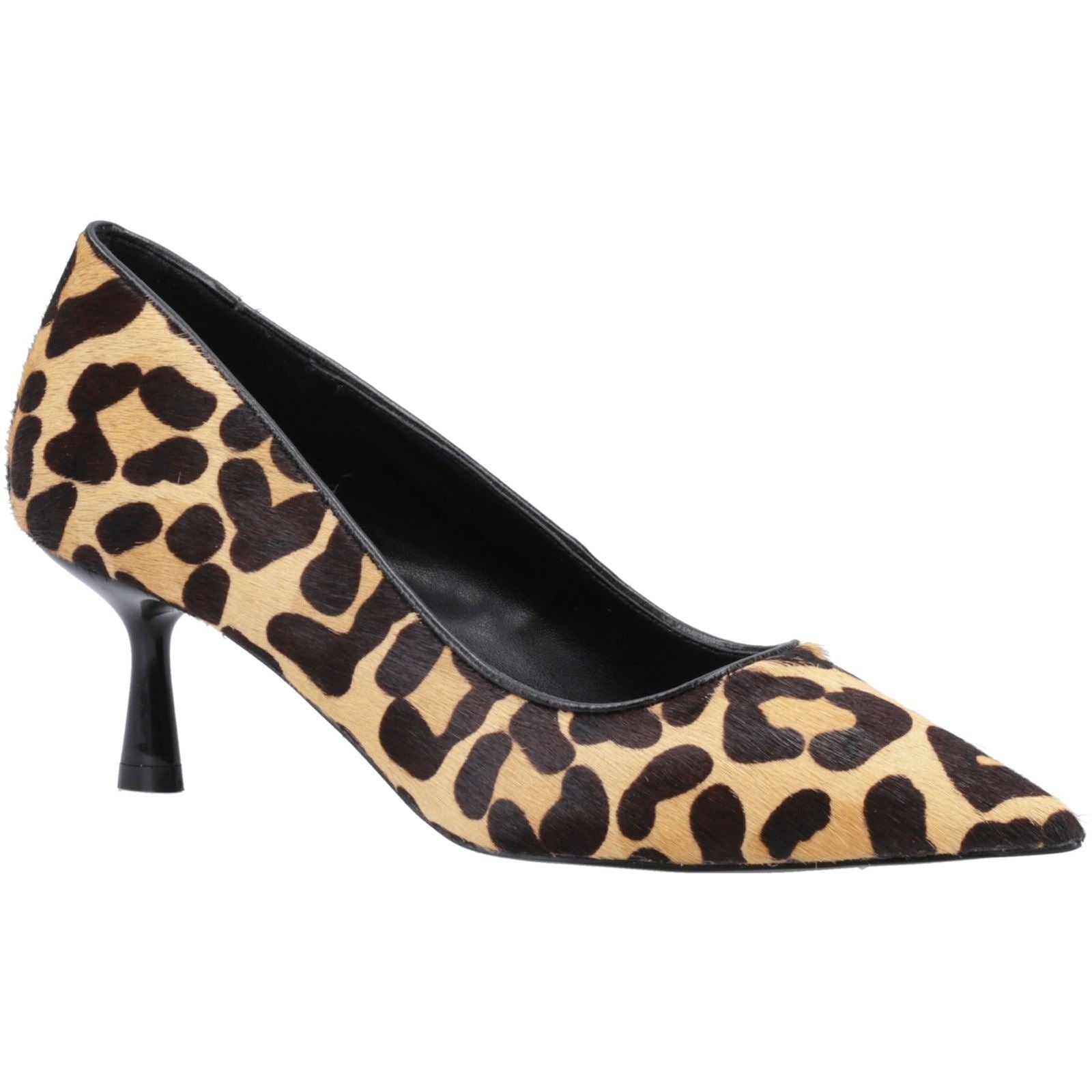 Dune Angelina Leder Damen Leoparden High Heels