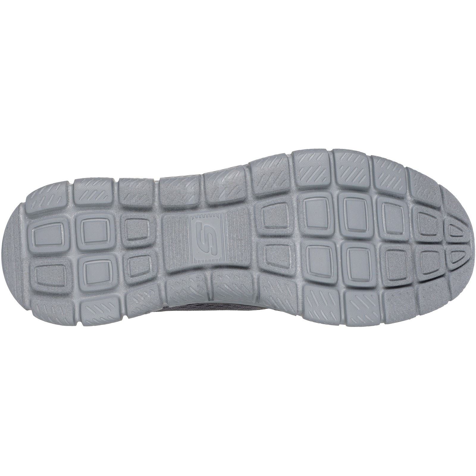 Skechers Track Leshur Herren Sneaker aus Polyester in Anthrazit/Orange