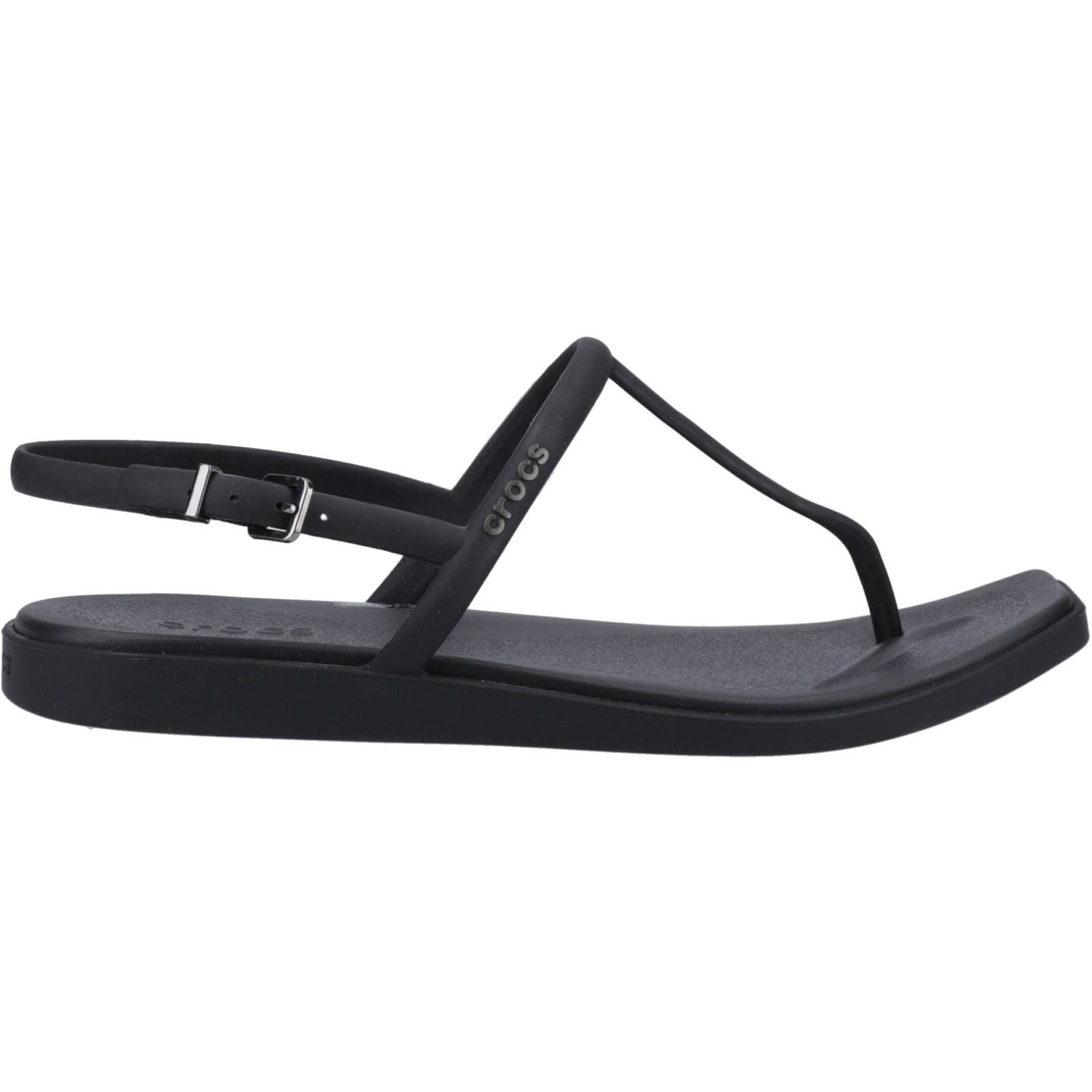 Crocs Miami Thong Flip Tpu Damen Sandalen In Schwarz