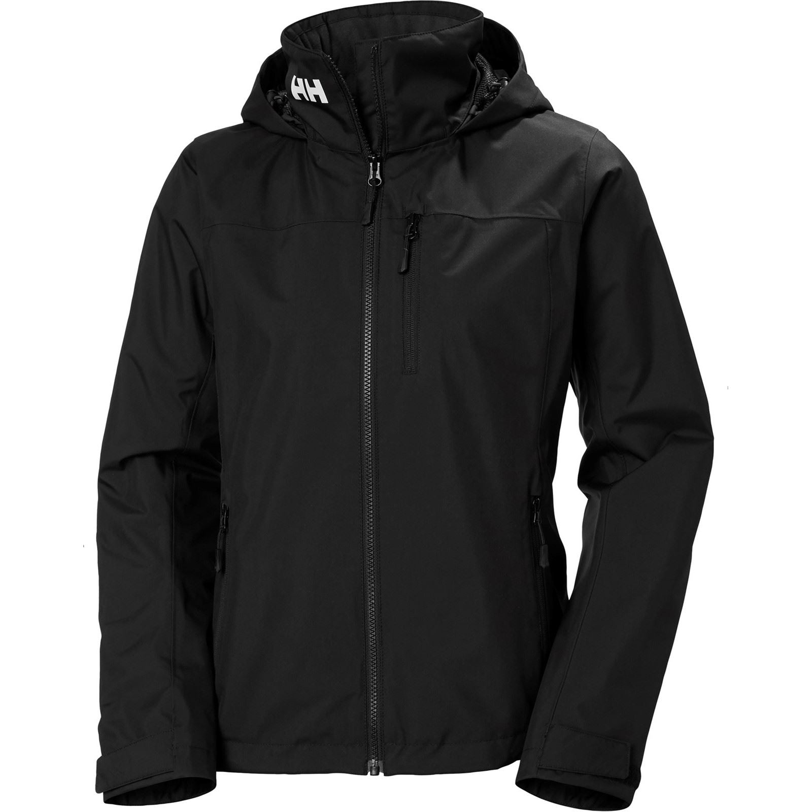 Helly Hansen Sport Crew Hooded Midlayer Sailing Jacket 2.0 Damen Schwarze Segeljacke