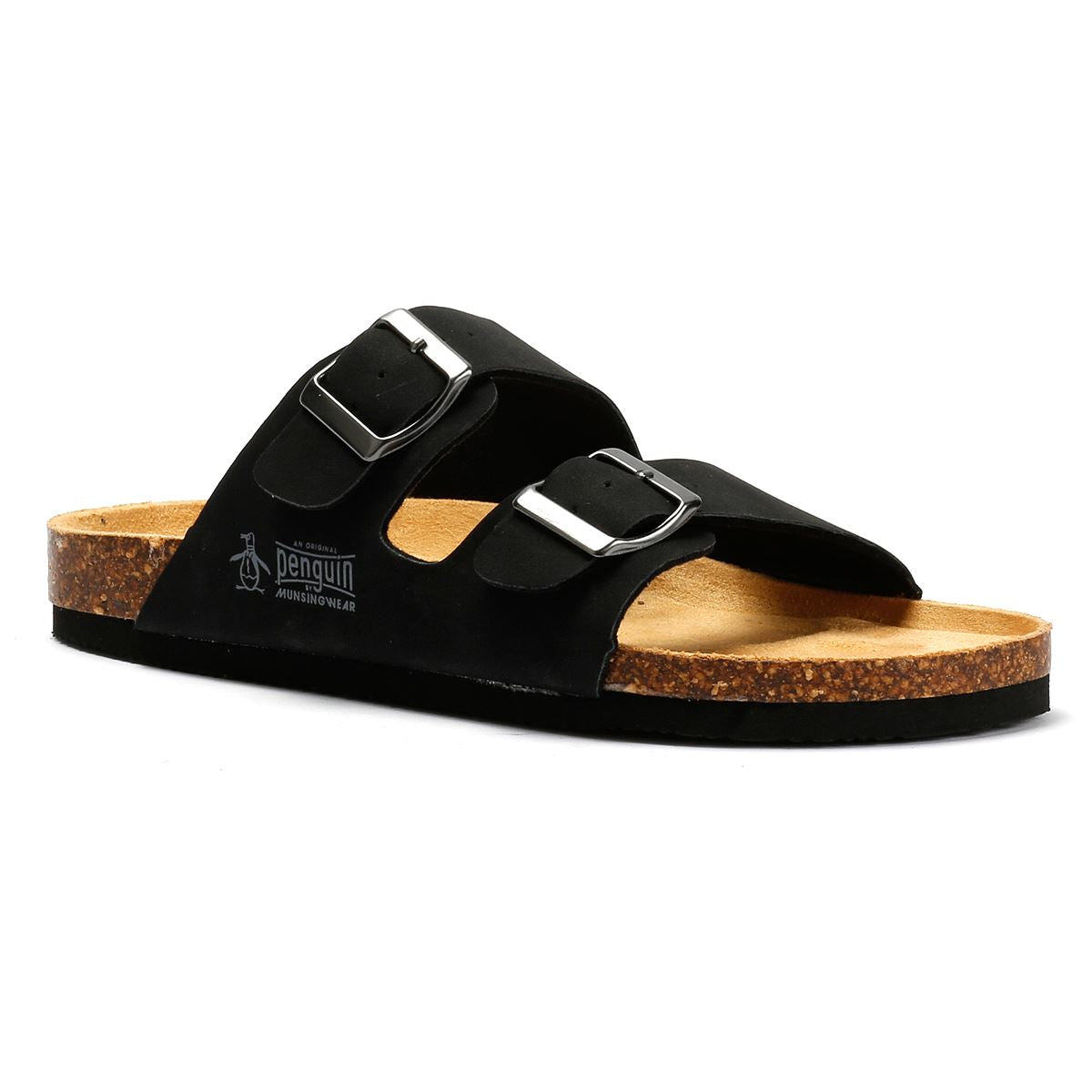 Penguin Port 2 Damen Schwarze Sandalen