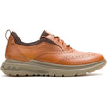 Hush Puppies Excel Herrenschuhe aus Leder in Cognac mit Schnürung.