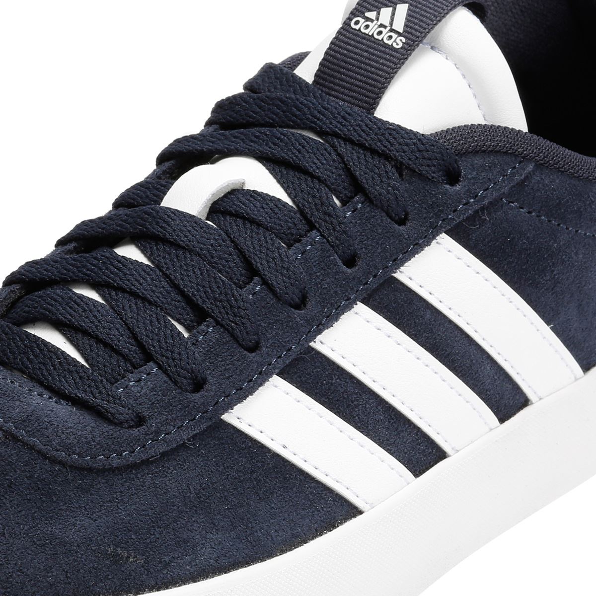 Adidas VL Court 3.0 Lederblaue Sneaker