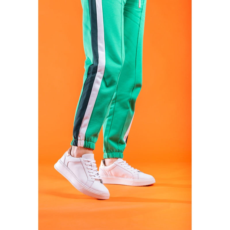 Hush Puppies Camille Leder Damen Weiße Turnschuhe