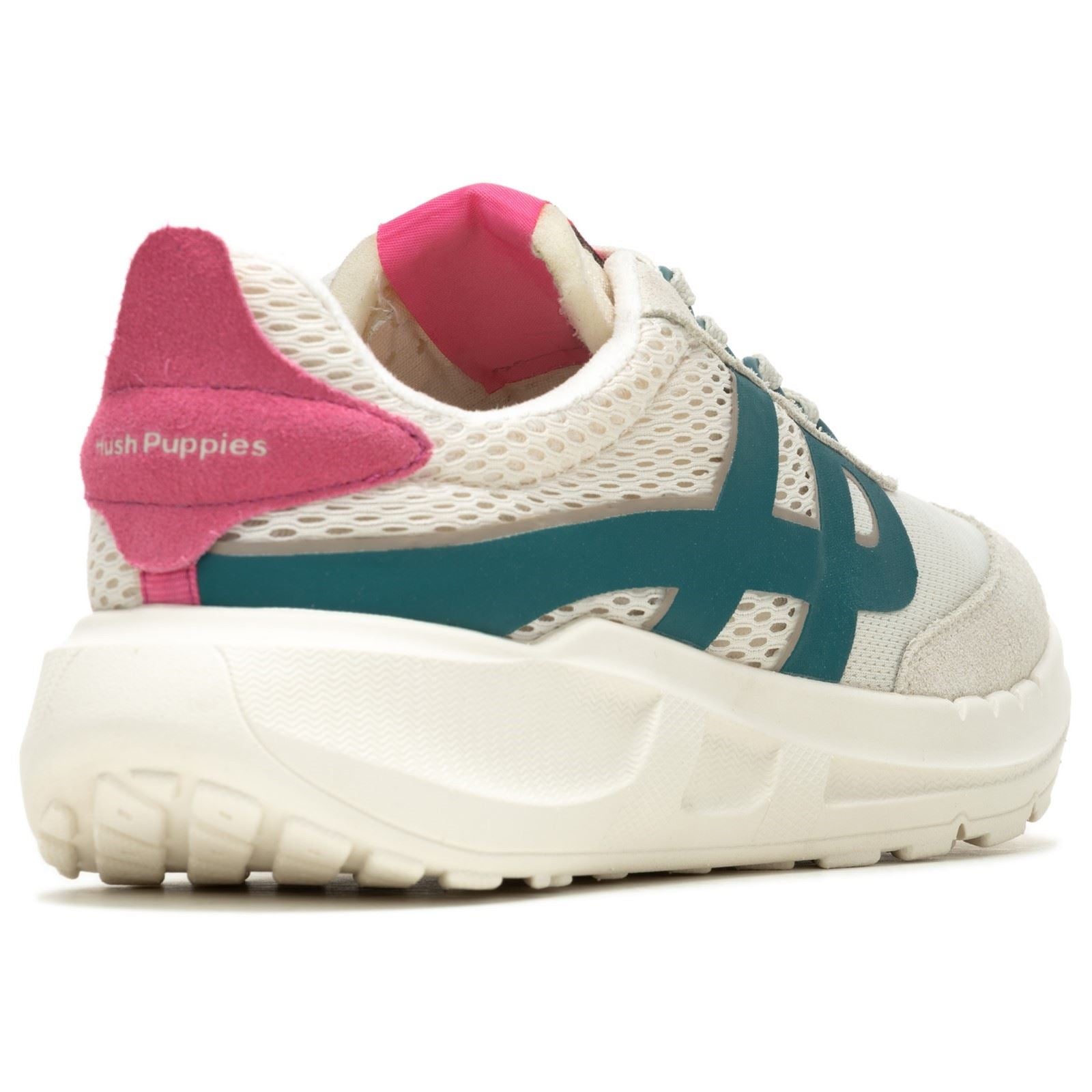 Hush Puppies Seventy8 Retro Runner Damen Wildleder Sneaker In Steinrosa