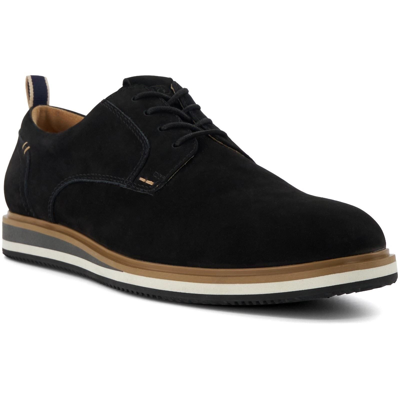 Dune Blaksley Herrenschuhe Aus Schwarzem Leder Mit Schnürung
