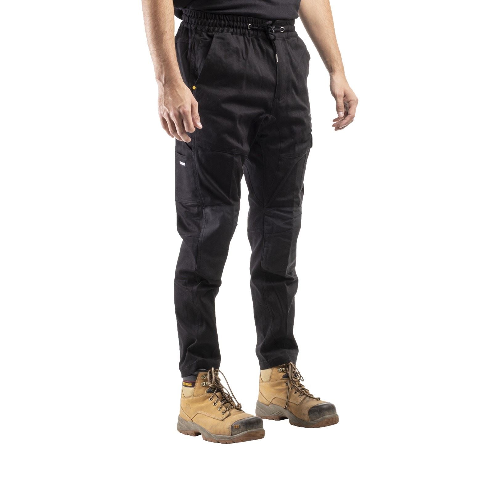 Caterpillar Dynamic Baumwoll Herren Schwarze Farbe Outdoor Hosen