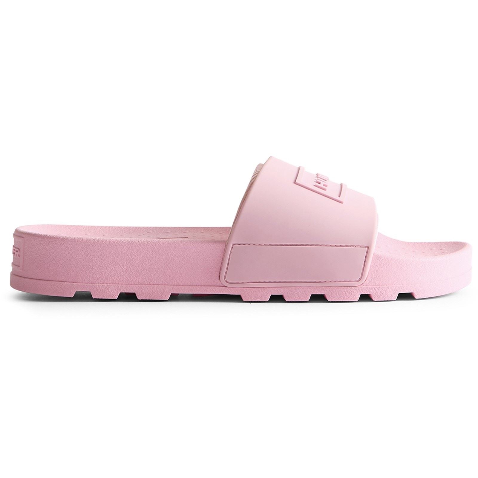 Hunter Core Embossedr Polyurethan Damen Parfait Rosa Slipper