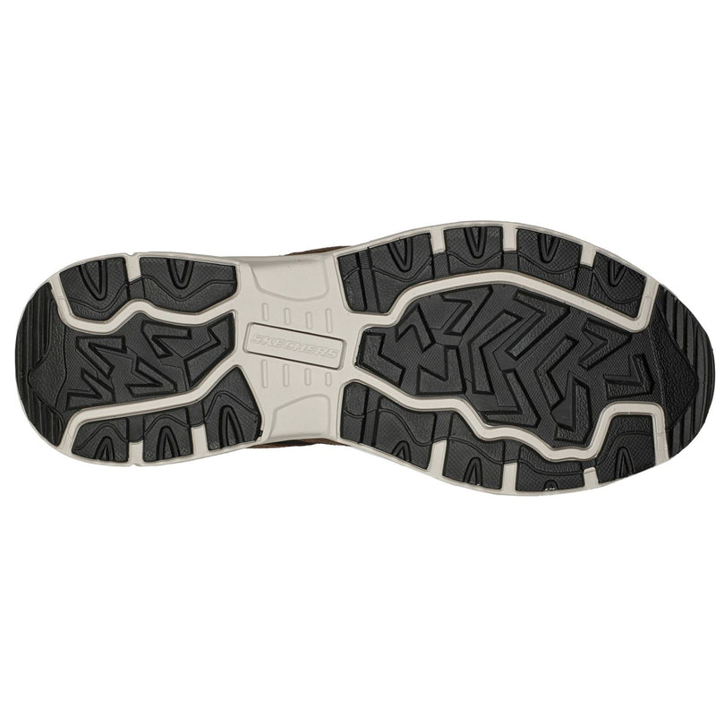 Skechers Oak Canyon Sunfair Leder Herren Wanderstiefel In Braun/Schwarz