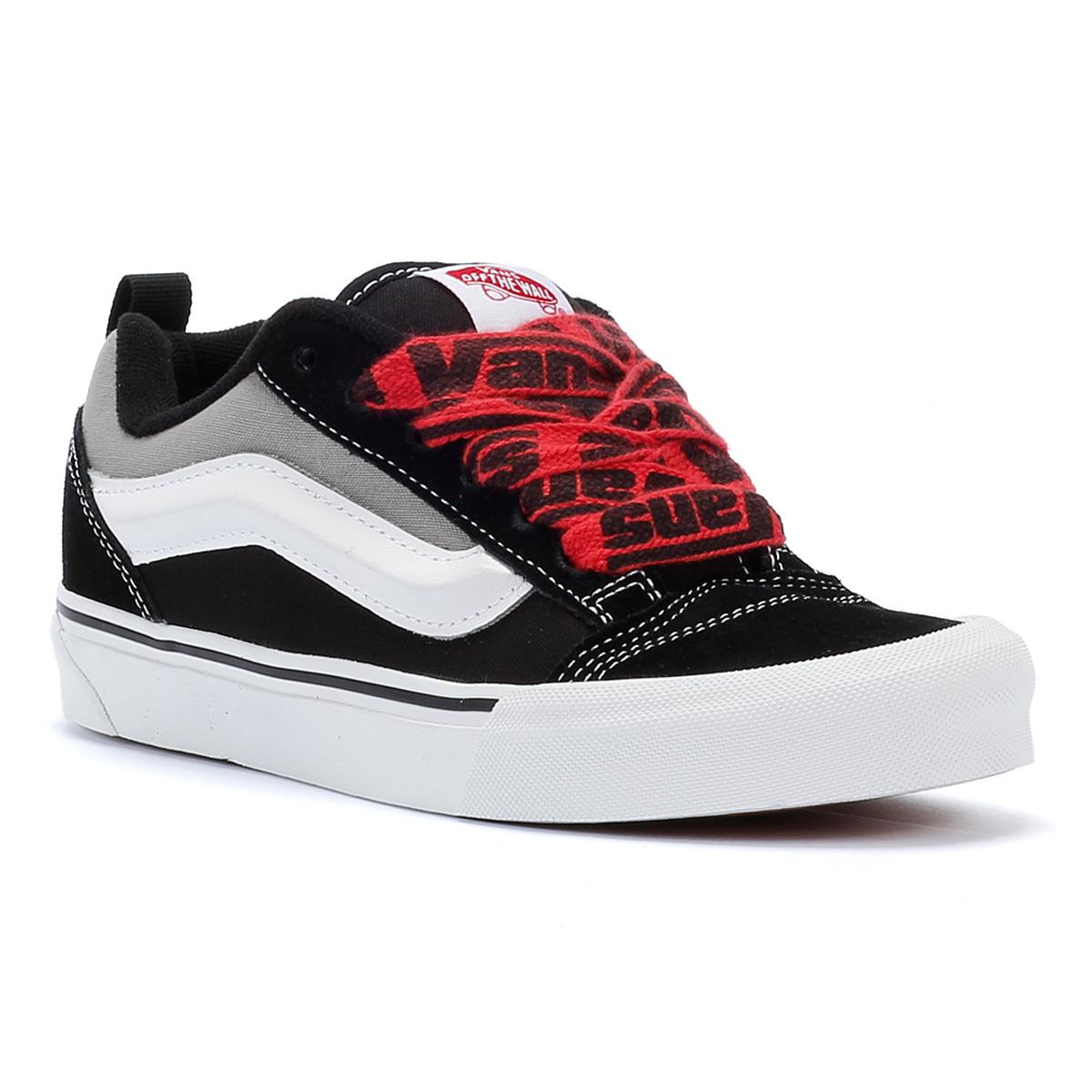 Vans Knu Skool Schwarze Farbe/Graue Wildleder-Sneakers
