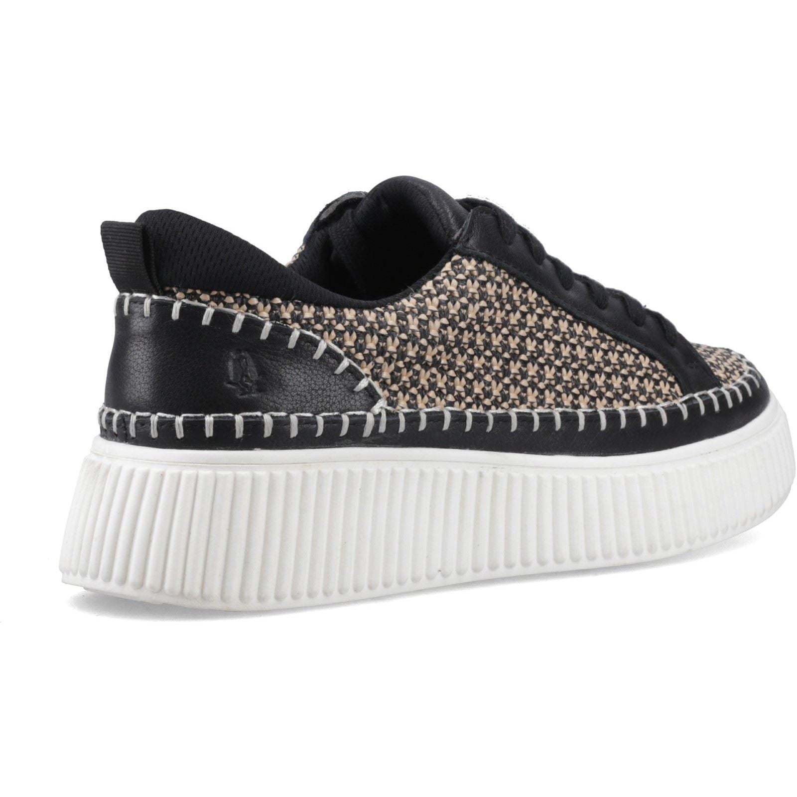 Hush Puppies Haisley Woven Textile Damen Schwarz Sneaker