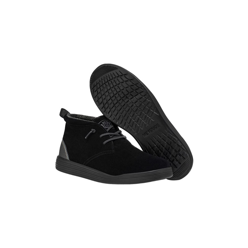 HEYDUDE Jo Wildleder Herren Jet Black Stiefel