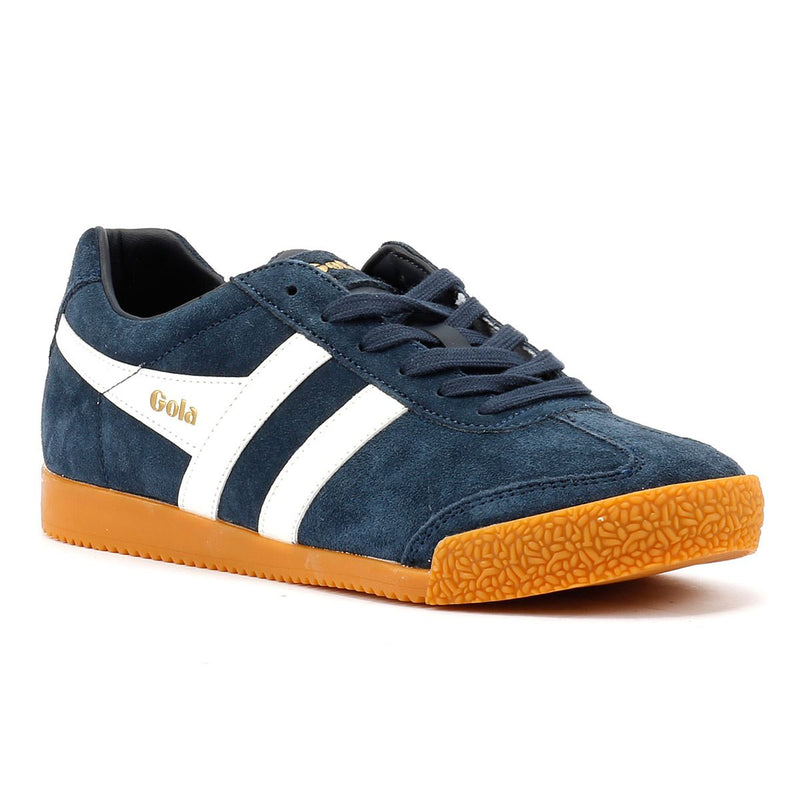 Gola Harrier Damen Wildleder Sneaker In Blau