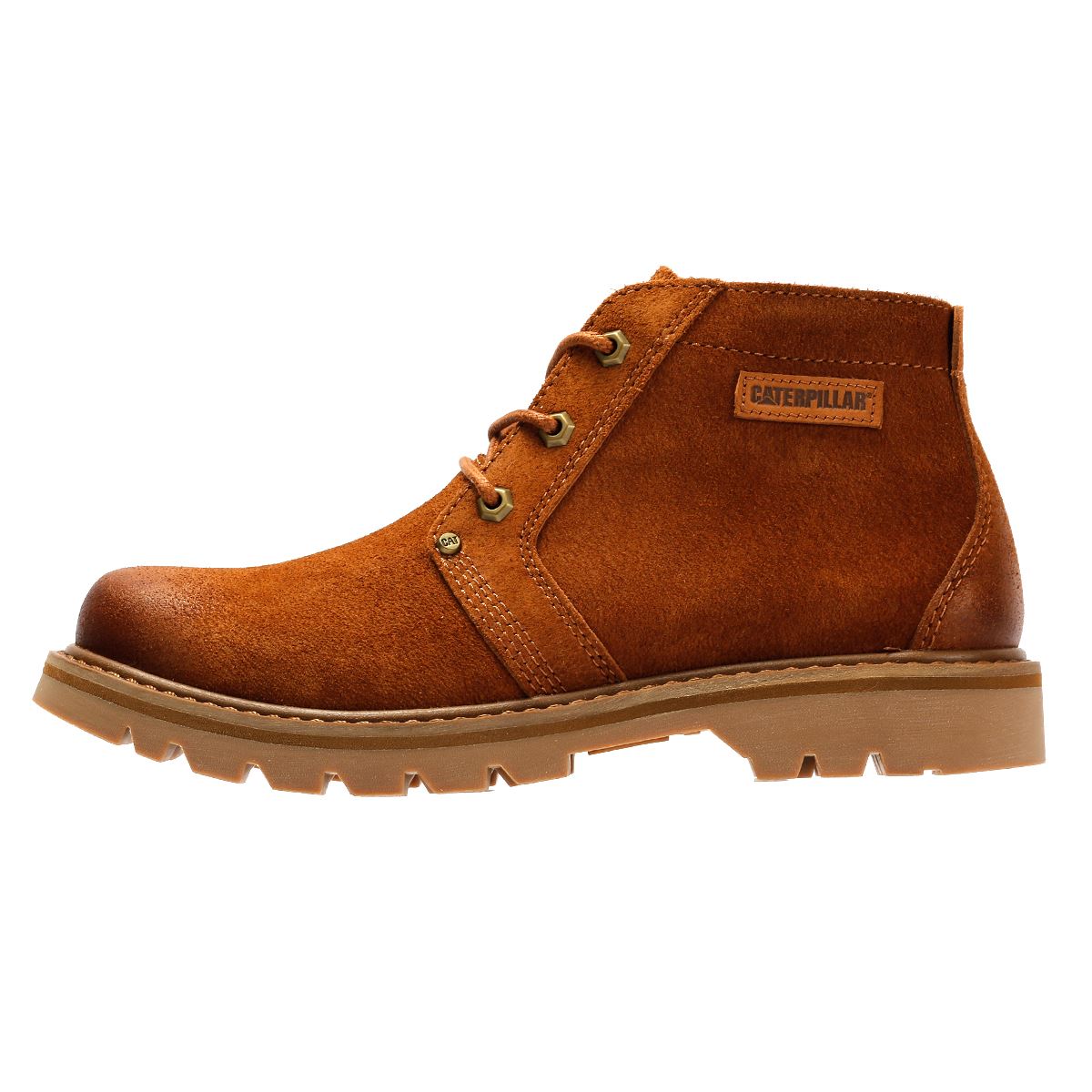 Caterpillar Grader Chukka Wildleder Herren Braune Stiefel