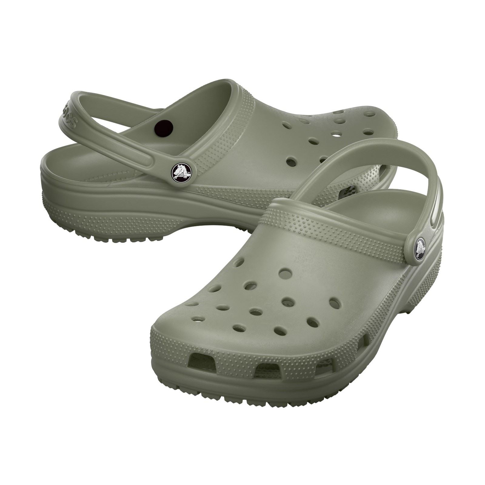 Crocs Classic Clog Thermoplastische Herren Clogs In Feldgrün