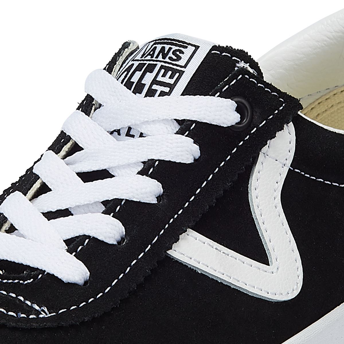 Vans Sportliche Niedrige Schwarz/Weiß Turnschuhe