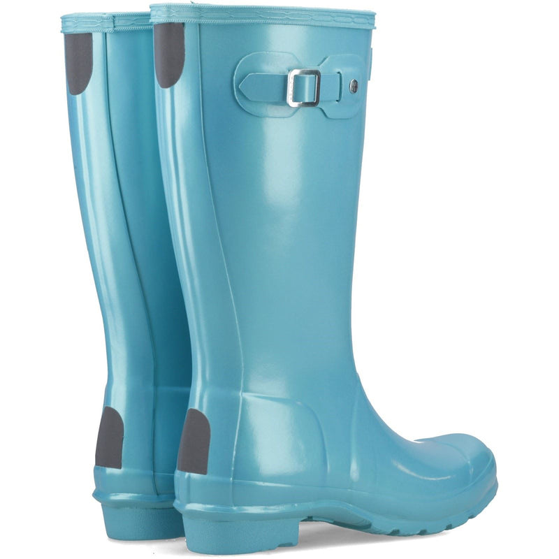 Hunter Original Nebula Gummipoolblaue Gummistiefel
