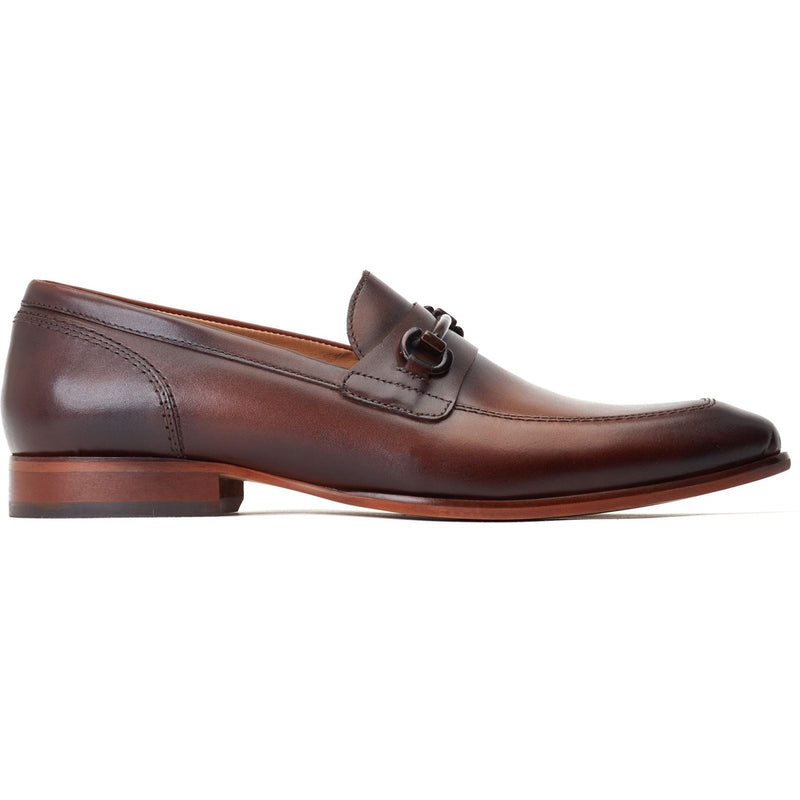 Base London Russo Herrenschuhe Aus Gebranntem Braunem Leder