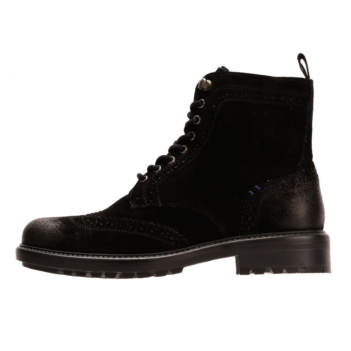 Osprey London The Professor Wildleder Herren Schwarze Stiefel