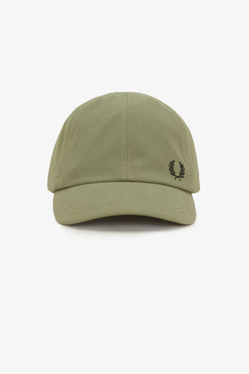 Fred Perry Pique Classic Baumwoll-Minz-/Nachtgrüne Kappen