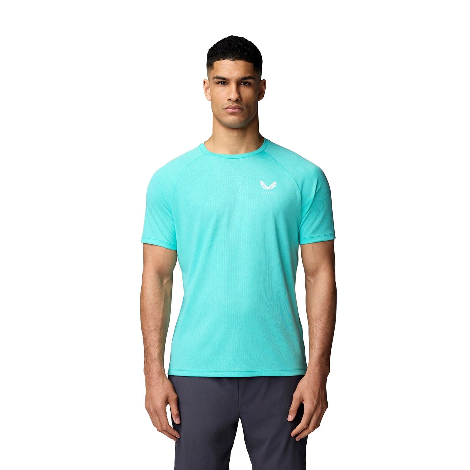 Castore Adapt T-Shirt Polyester Herren Blaue Sport-T-Shirts