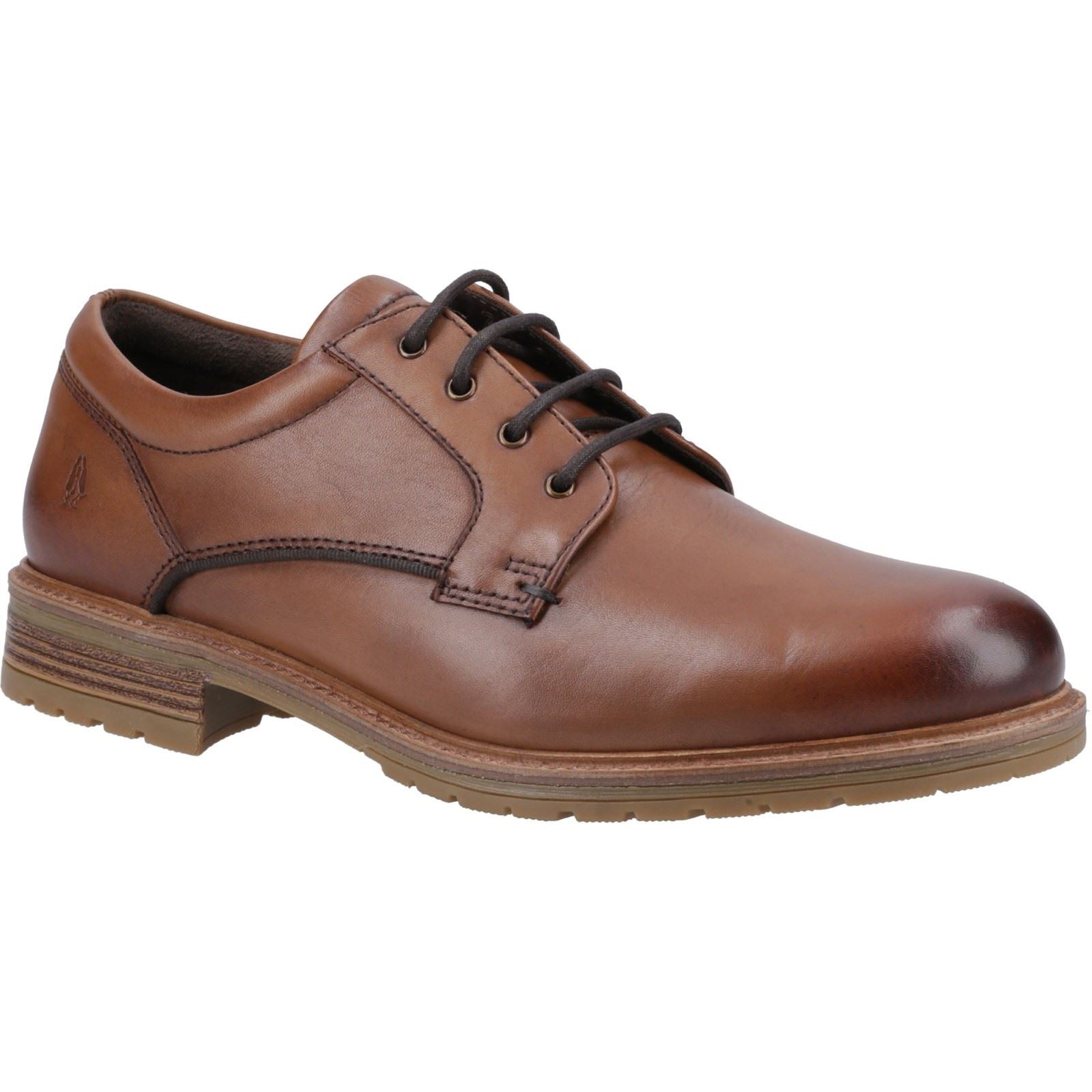 Hush Puppies Richie Herren Lederschuhe In Tan Zum Schnüren