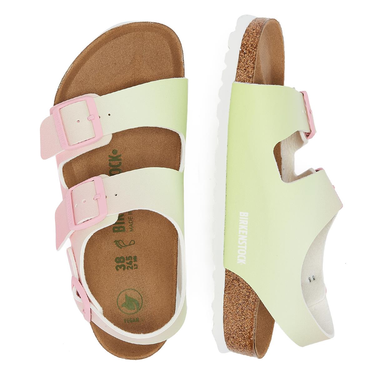 Birkenstock Milano Birko Flor Sport Ombre Damen Rosa Sandale