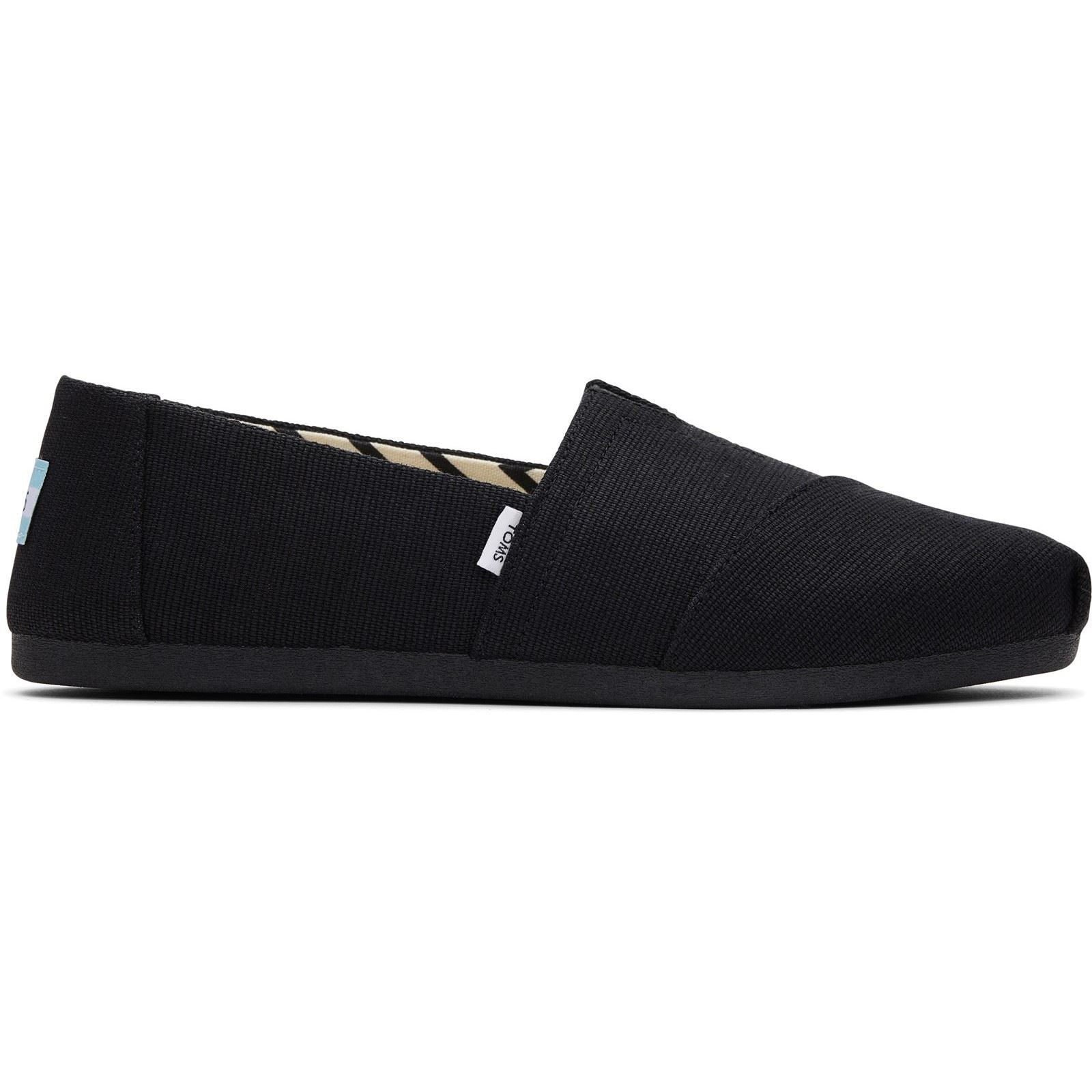 TOMS Alpargata Classic Baumwolle Damen Schwarze Farbe Espadrilles