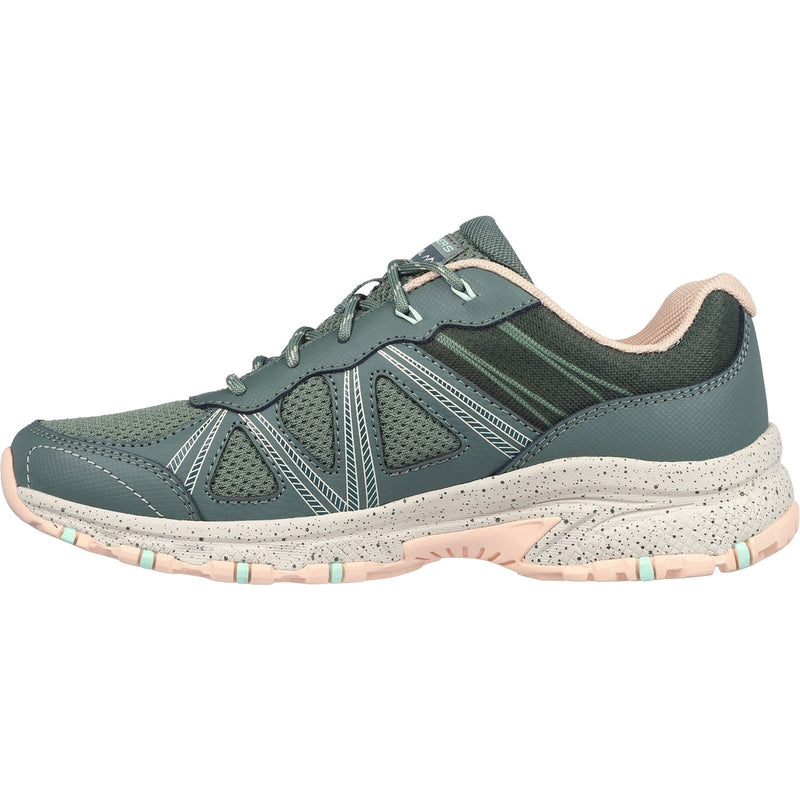 Skechers Hillcrest Ridge Leder Damen Oliv Sneakers