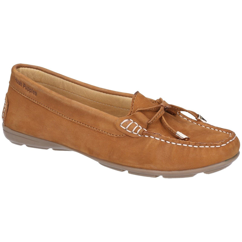 Hush Puppies Maggie Leder Damen Loafer In Tan