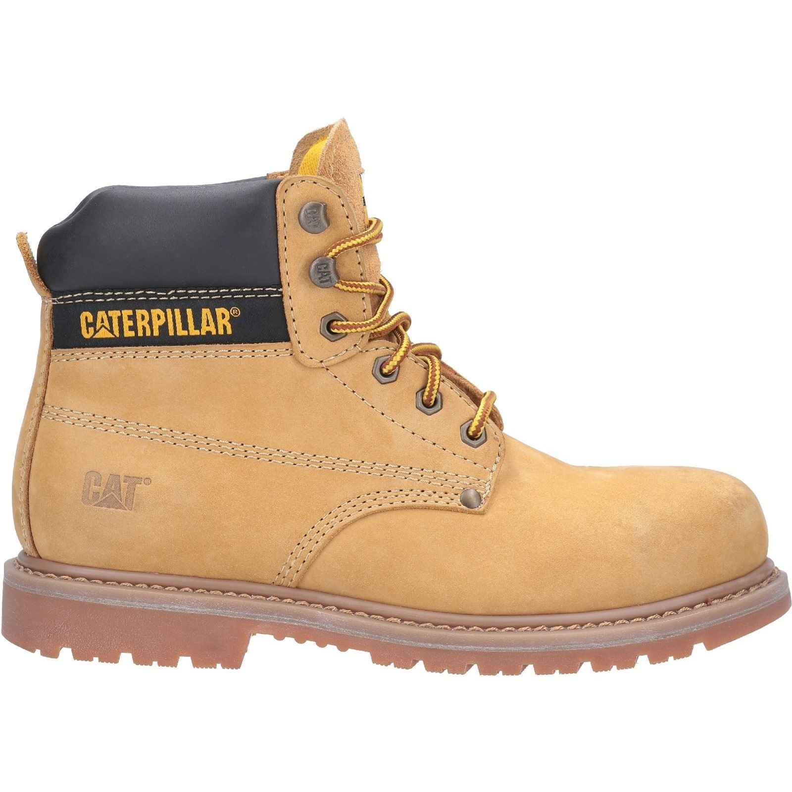 Caterpillar Powerplant Nubuck Honig Sicherheitsschuhe