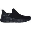 Skechers BOBS Sport B Flex Resilient Textile Herren Sneaker In Schwarz
