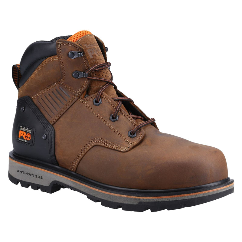 Timberland Pro Ballast Lederbraune Sicherheitsstiefel