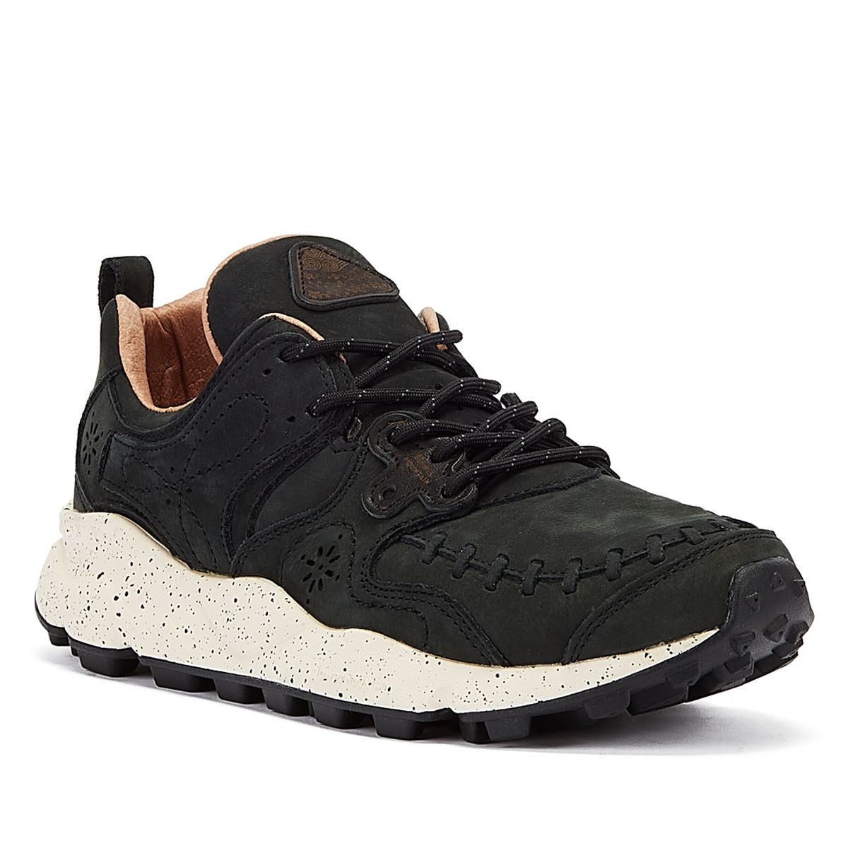 Flower Mountain Yamano Wildleder Herrenschuhe In Schwarz