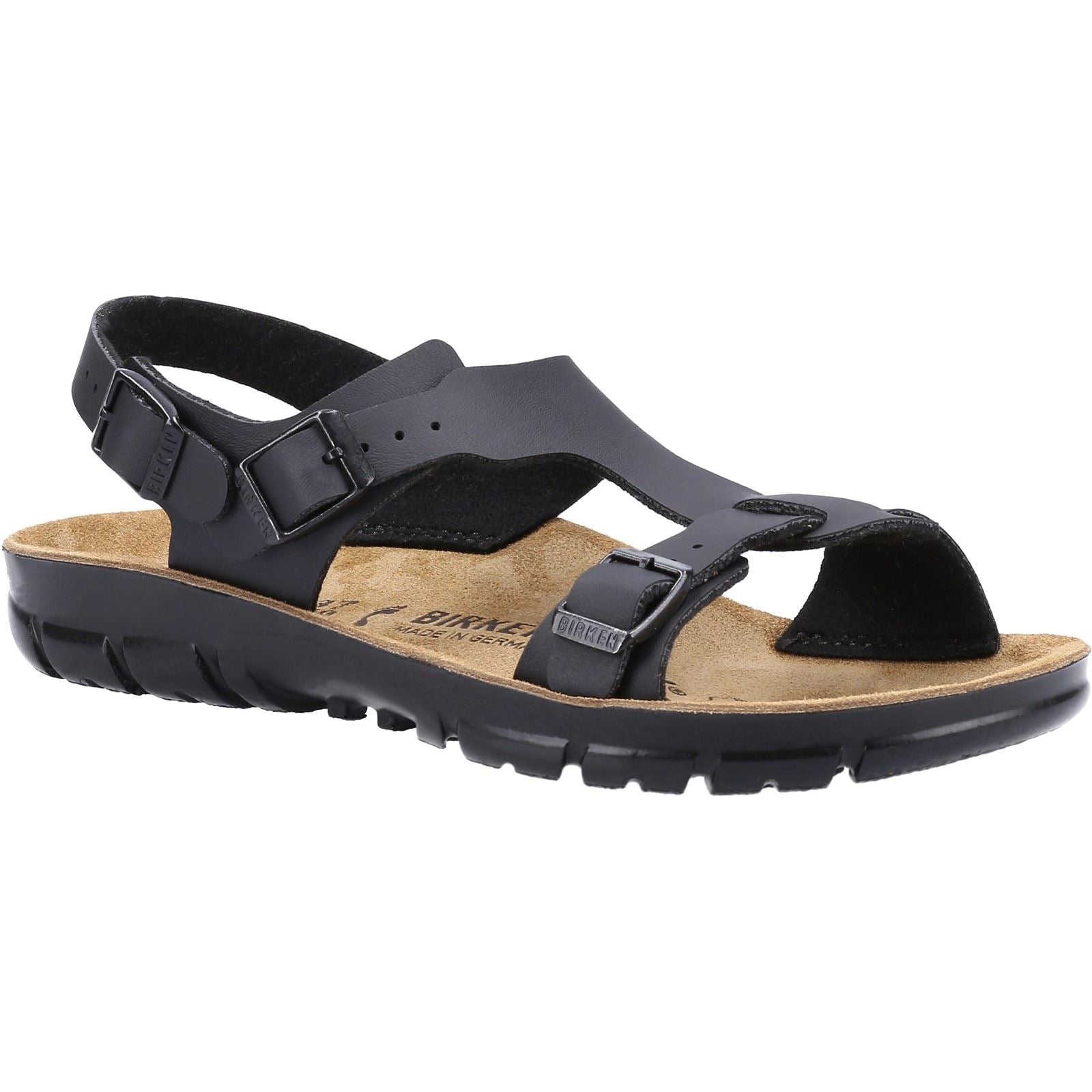 Birkenstock Saragossa Synthetische Damenschwarz Sandalen