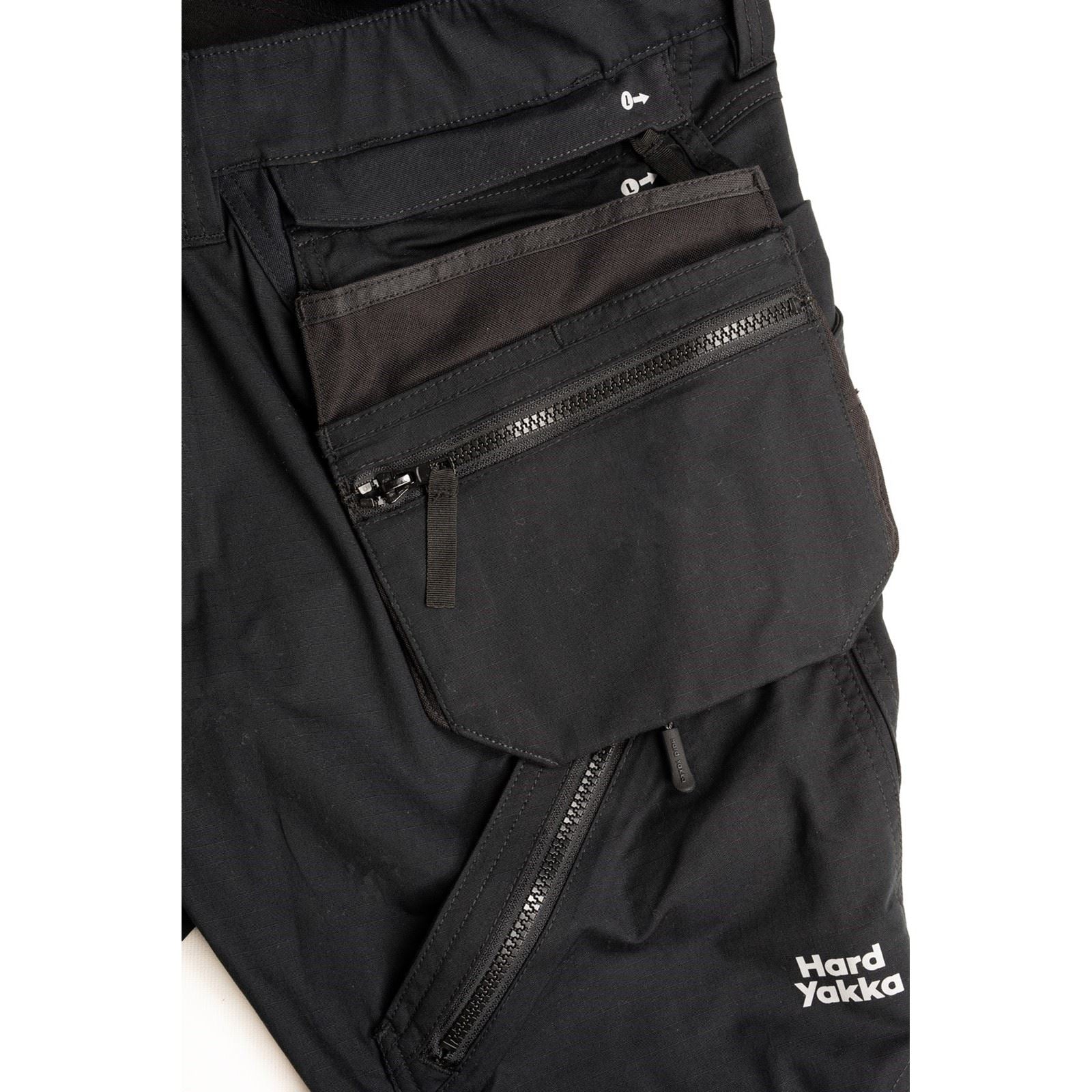 Hard Yakka Raptor Cuff Baumwoll Herren Schwarze Farbe Outdoor Hosen