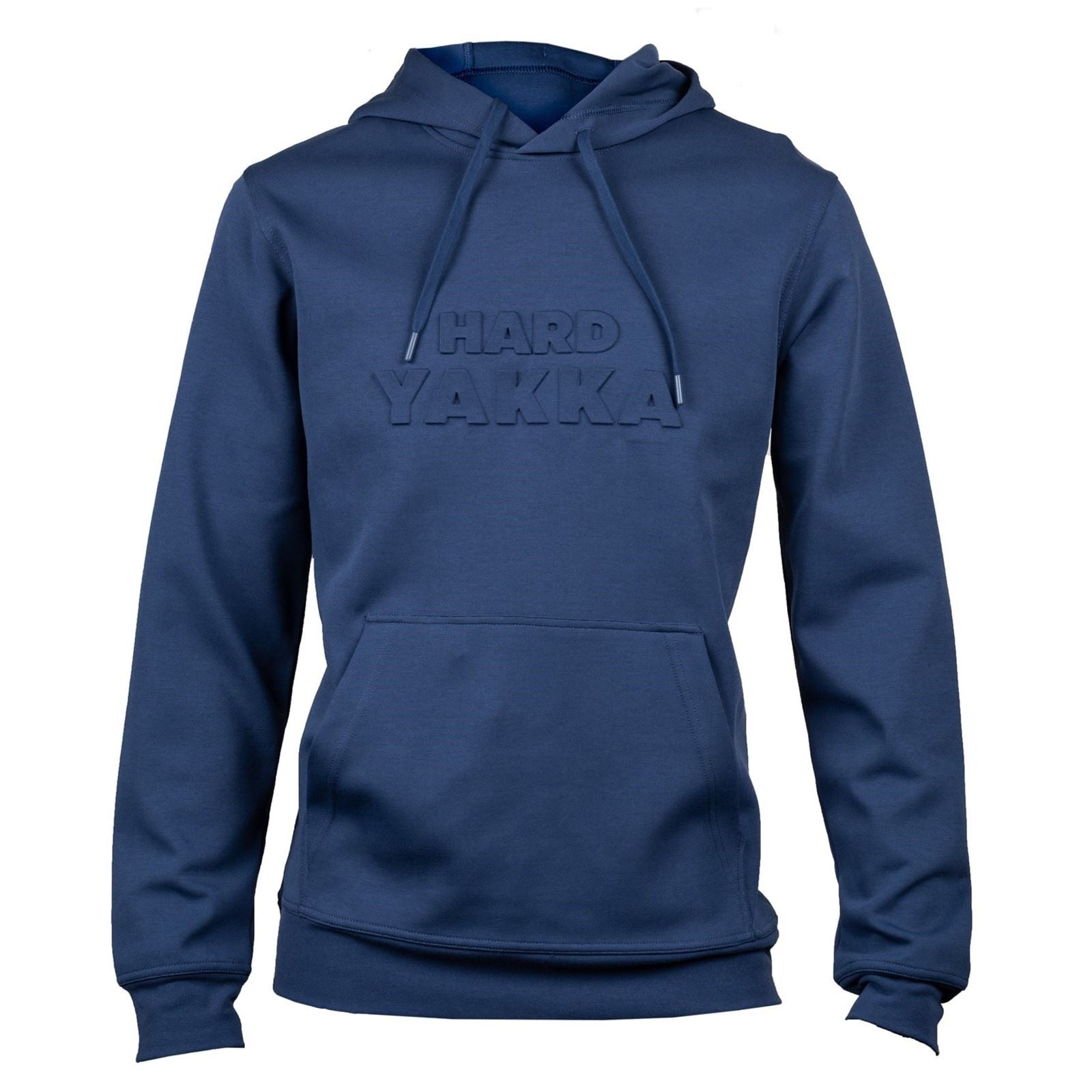 Hard Yakka Embossed Pullover Baumwoll Herren Lila Kapuzensweatshirt
