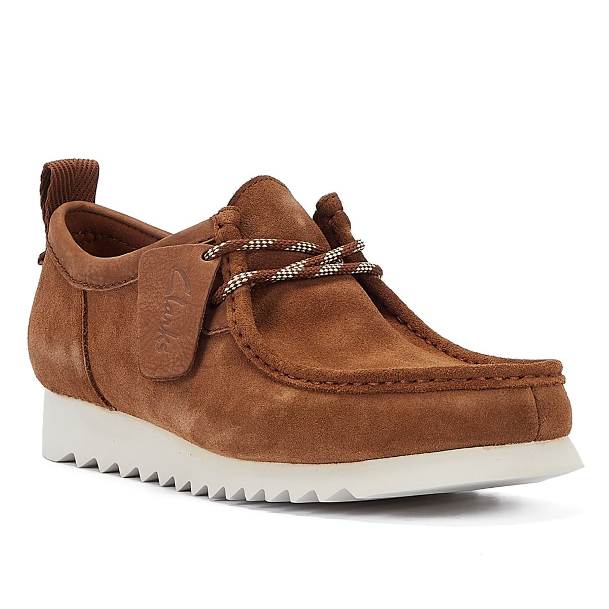 Clarks Main Wallabee FTRE Lo  Herren Cola Wildleder Schnürschuhe