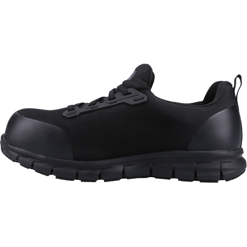 Skechers Workwear Sure Track Jixie Textil Damen Schwarze Sicherheits Sneakers