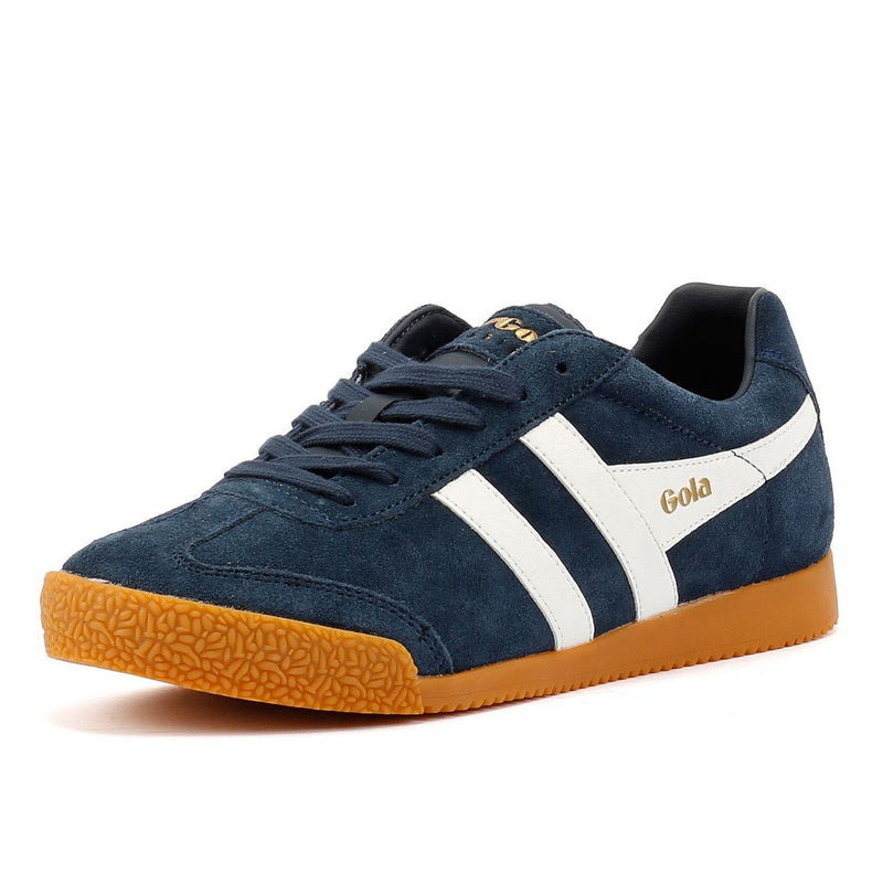 Gola Harrier Damen Wildleder Sneaker In Blau